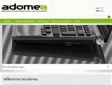 Tablet Screenshot of adomea.com